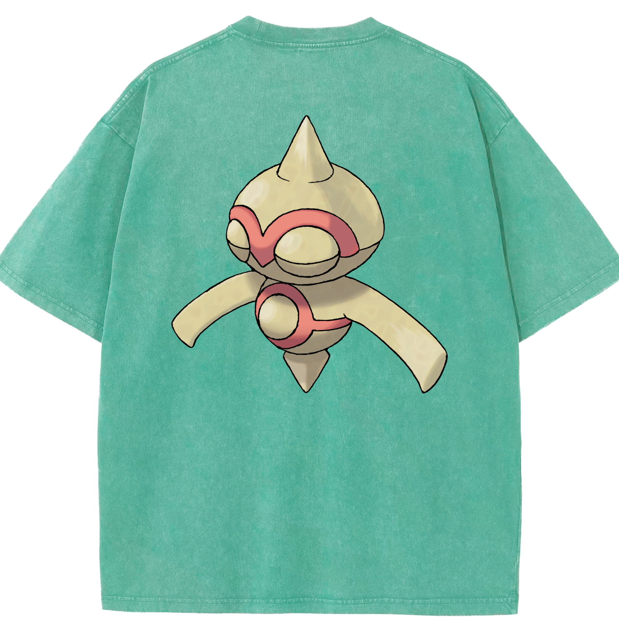（画像用） ポケットモンスター Pokémon 綿100% ヴィンテージ風 半袖Tシャツ（背面プリント）